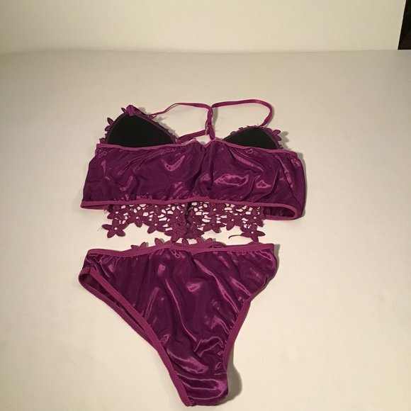 Purple bra & panty set NWT - Picture 2 of 5